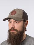 Бейсболка STETSON арт. 7721179 BASEBALL CAP LEATHER PATCH (оливковый)